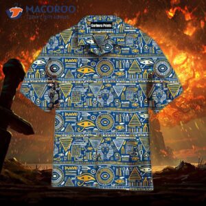 ancient egyptian style hawaiian shirts 1