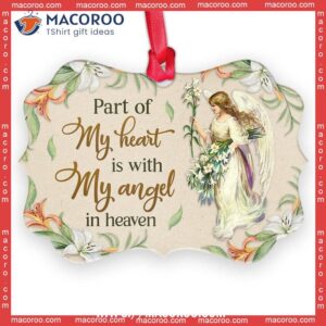 Angel The Best Things In Life Are People We Love Heart Ceramic Ornament, Angel Decoration