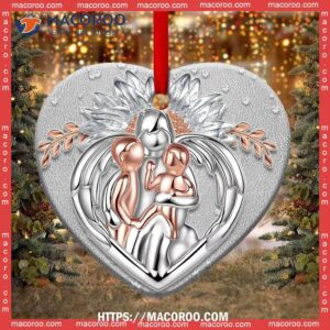 angel have a nice love heart ceramic ornament angel decoration 1