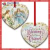 Angel Its Such A Blessing To Have Friend Like You Heart Ceramic Ornament, Angel Christmas Ornaments