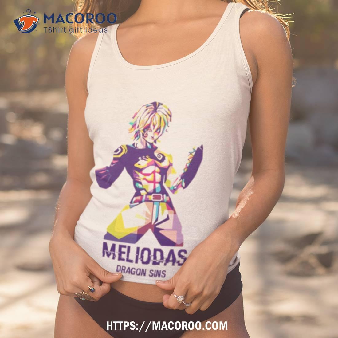 Anime Nanatsu No Taizai Meliodas Colorful Geometric Shirt Anime Nanatsu No Taizai Meliodas Colorful Geometric Shirt