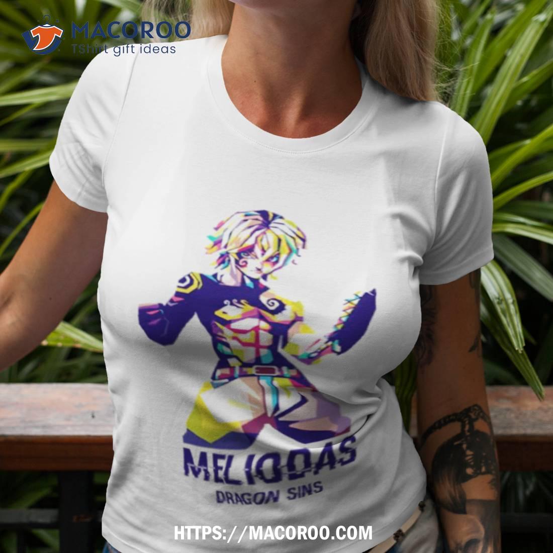 Anime Nanatsu No Taizai Meliodas Colorful Geometric Shirt Anime Nanatsu No Taizai Meliodas Colorful Geometric Shirt