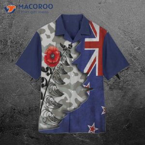 Anzac Day Australian Flag Camouflage Hawaiian Shirts