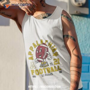 appalachian state mountaineers dj burks 2023 ncaa football shirt tank top 1