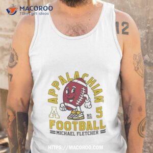 appalachian state mountaineers michael fletcher 2023 ncaa football shirt tank top