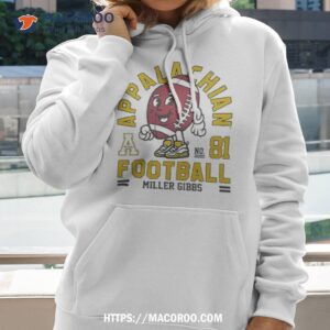Appalachian State Mountaineers Miller Gibbs 2023 Ncaa Football Shirt