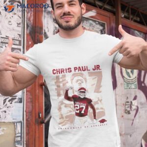 Arkansas Razorbacks Chris Paul Jr 2023 Ncaa Football Shirt