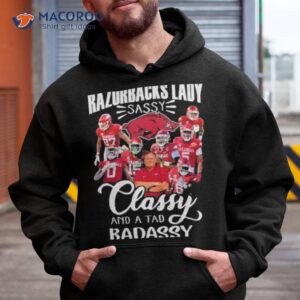 Arkansas Razorbacks Football Lady Sassy Classy And A Tad Badassy 2023 Shirt 1 arkansas razorbacks football lady sassy classy and a tad badassy 2023 shirt hoodie