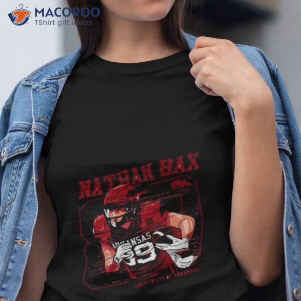 Arkansas Razorbacks Nathan Bax 2023 Ncaa Football Shirt