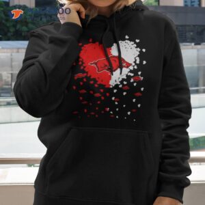 Arkansas Razorbacks Tiny Hearshirt 2 arkansas razorbacks tiny heart shirt hoodie 2