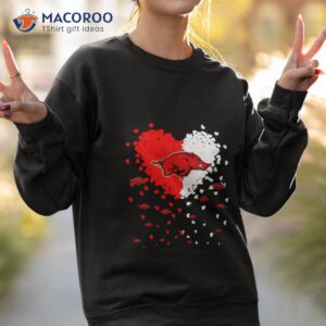 Arkansas Razorbacks Tiny Hearshirt 3 arkansas razorbacks tiny heart shirt sweatshirt 2
