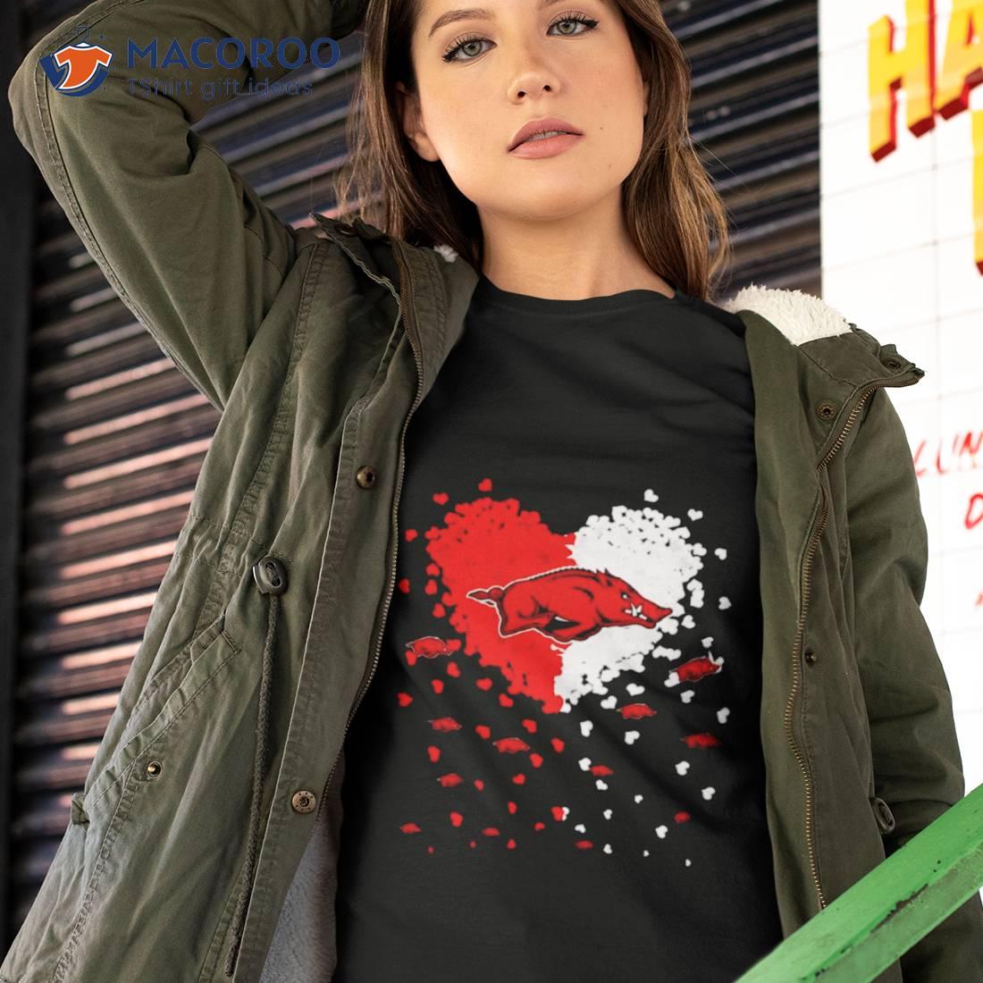 Arkansas Razorbacks Tiny Hearshirt Arkansas Razorbacks Tiny Hearshirt