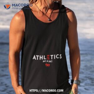 athletics miami shirt tank top