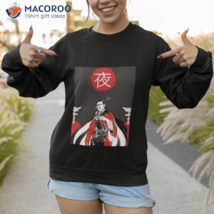 atomic samurai night illustration graphic shirt sweatshirt