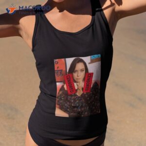 Aubrey Plazas Cencored Style Shirt