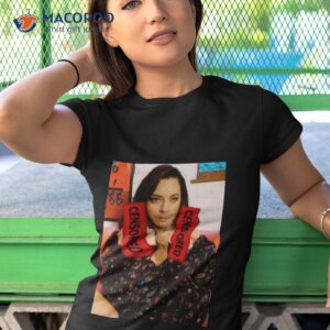 aubrey plazas cencored style shirt tshirt 1