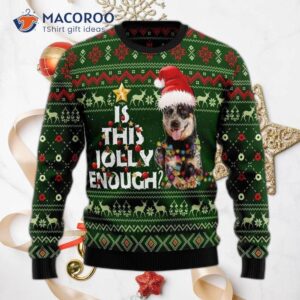 Australian Cattle Dog Jolly Ugly Christmas Sweater