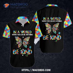 Autism Be Kind Hawaiian Shirt