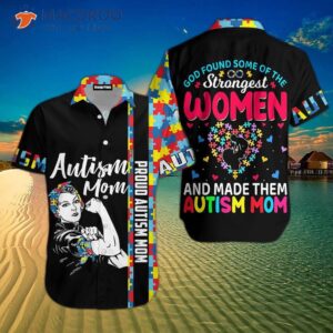 Autism Stronger Mom Hawaiian Shirts
