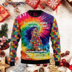 Autism-themed Ugly Christmas Sweater