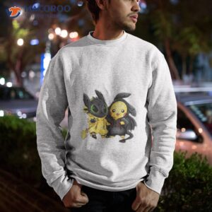 Baby Toothless And Pikachu Shirt 1 baby toothless and pikachu shirt sweatshirt