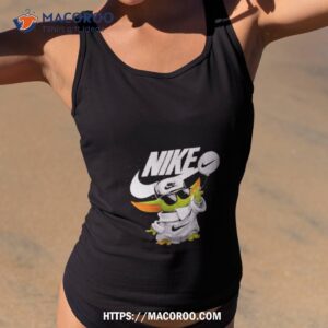 baby yoda nike star war shirt tank top 2
