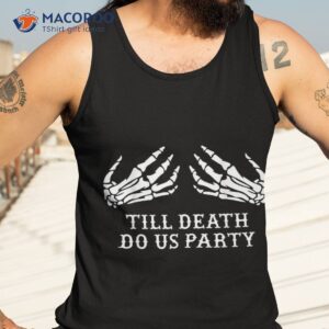 bachelorette party till death do us halloween shirt tank top 3