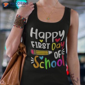 Back School Happy First Day Of For Teachers Students Shirt