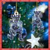 Back The Blue Car Custom-shaped Christmas Acrylic Ornament