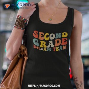 back to school 2nd grade dream team teacher kid second shirt tank top 4