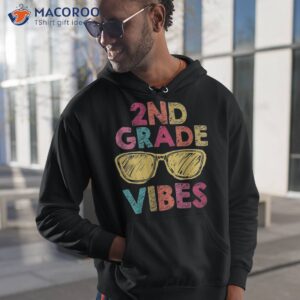 back to school 2nd grade vibes shirt first day teacher kids hoodie 1