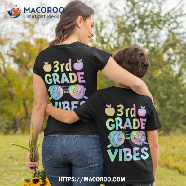 Back To School 3rd Grade Vibes First Day Of School Teachers Shirt