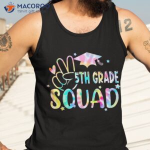 back to school 5th grade squad tie dye teachers student shirt tank top 3