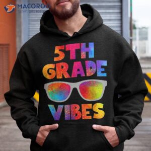 back to school 5th grade vibes kids teacher student shirt hoodie