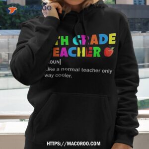 back to school definition 4th grade fourth teacher shirt hoodie