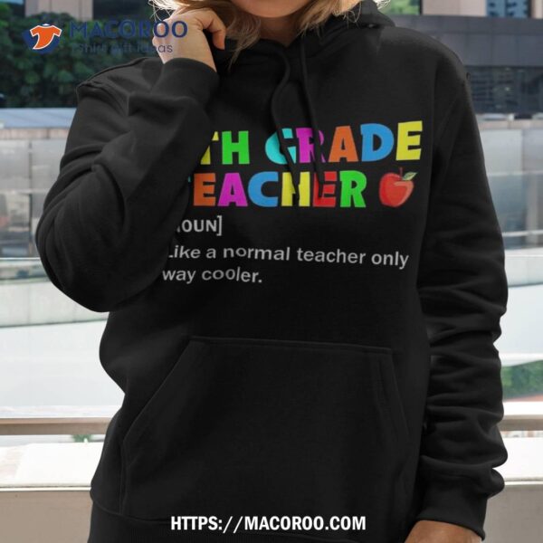 Back To School Definition 4th Grade Fourth Teacher Shirt