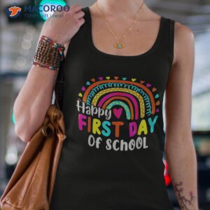 back to school funny happy first day of for teachers shirt tank top 4