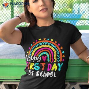 back to school funny happy first day of for teachers shirt tshirt 1