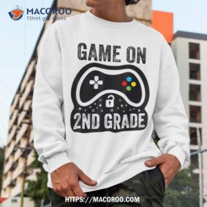 back to school game on 2nd grade funny gamer kids boys shirt sweatshirt 2