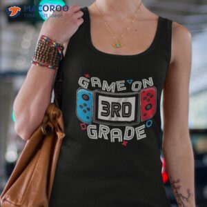 Back To School Game On 3rd Grade Funny Gamer Kids Boys Shirt