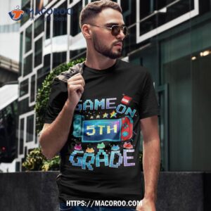 Back To School Game On Kindergarten Funny Gamer Kids Boys Shirt