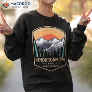 back to school kindergarten the adventure begins kids shirt sweatshirt 2