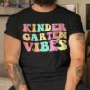 Back To School Kindergarten Vibes Groovy Teacher Kids Shirt