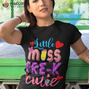 back to school outfits girls little miss prek cutie gifts shirt tshirt 1