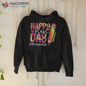 Back To School Principal Life Pencil Tie Dye Happy First Day Shirt