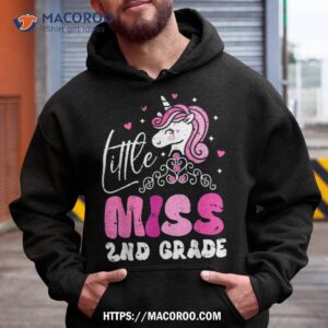 Back To School Shirt Girls Kids Little Miss Second Grade