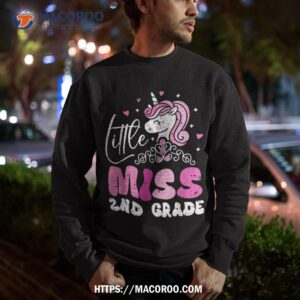 back to school shirt girls kids little miss second grade sweatshirt