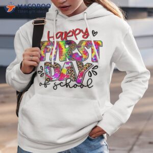 back to school teacher student happy first day of kid shirt hoodie 3