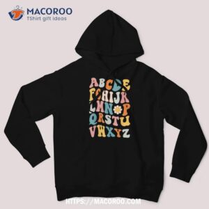 back to school teachers funny pre k kindergarten hi alphabet shirt hoodie