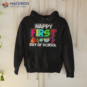 Back To School Teachers Kids Boys Happy First Day Of Shirt